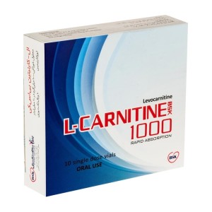 محلول خوراکی ال کارنیتین 1000 بی اس کی 10 عدد