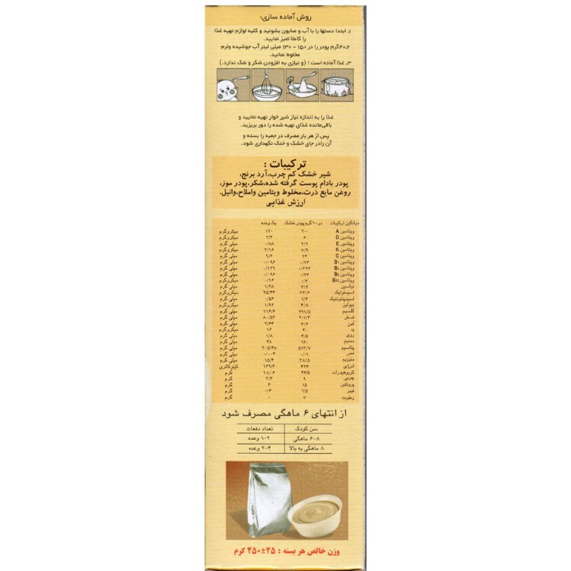 حریره بادام موزی با شیر پوره 7