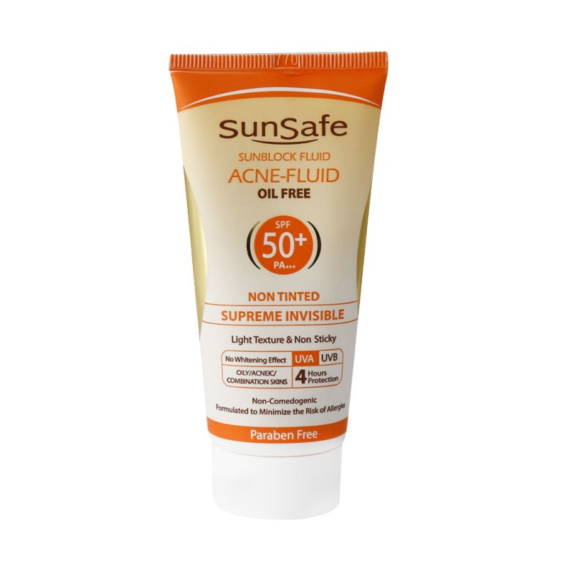 فلوئید ضد آفتاب سان سیف بی رنگ SPF 50