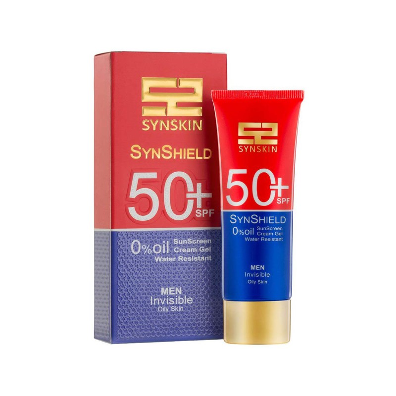 ژل کرم ضد آفتاب مردانه SPF 50 فاقد چربی ساین اسکین 50 میل