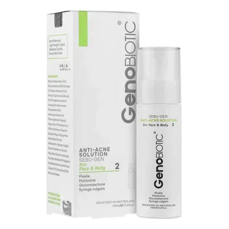 محلول ضد آکنه ژنو بایوتیک حجم 100
